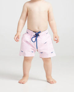 ortc Clothing Co - Pennington Pink Jnr Swim Shorts