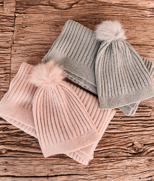 GINGERLILLY - Snood Scarf and Beanie Set