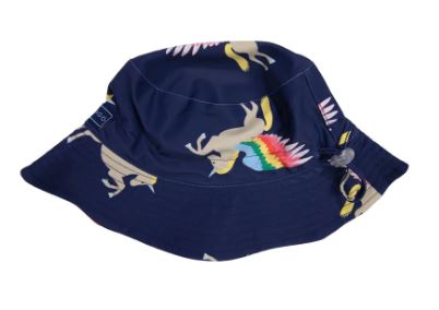 KORANGO - Swimwear Sun Hat - NAVY UNICORN