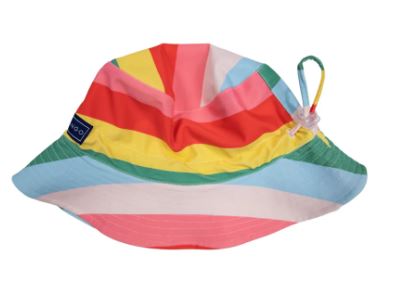 KORANGO - Swim Sun Hat - RAINBOW STRIPE