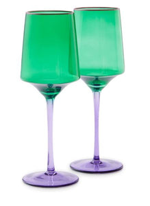 KIP & CO - Jaded Vino Glass 2P Set