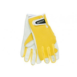 Sprout Goatskin Glove - Yellow